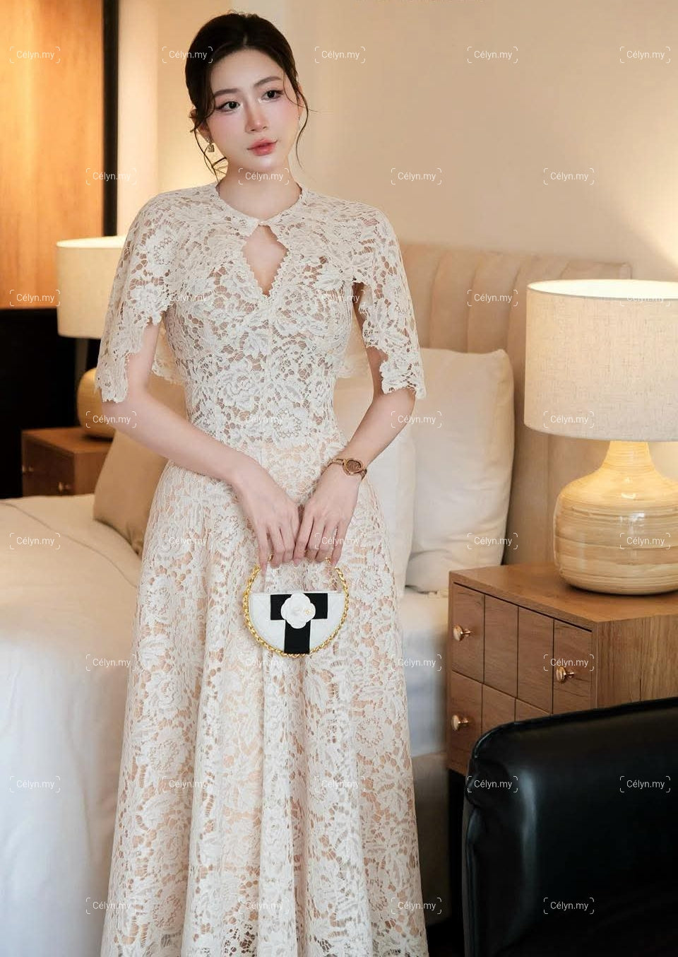 Ivory Lace Dress