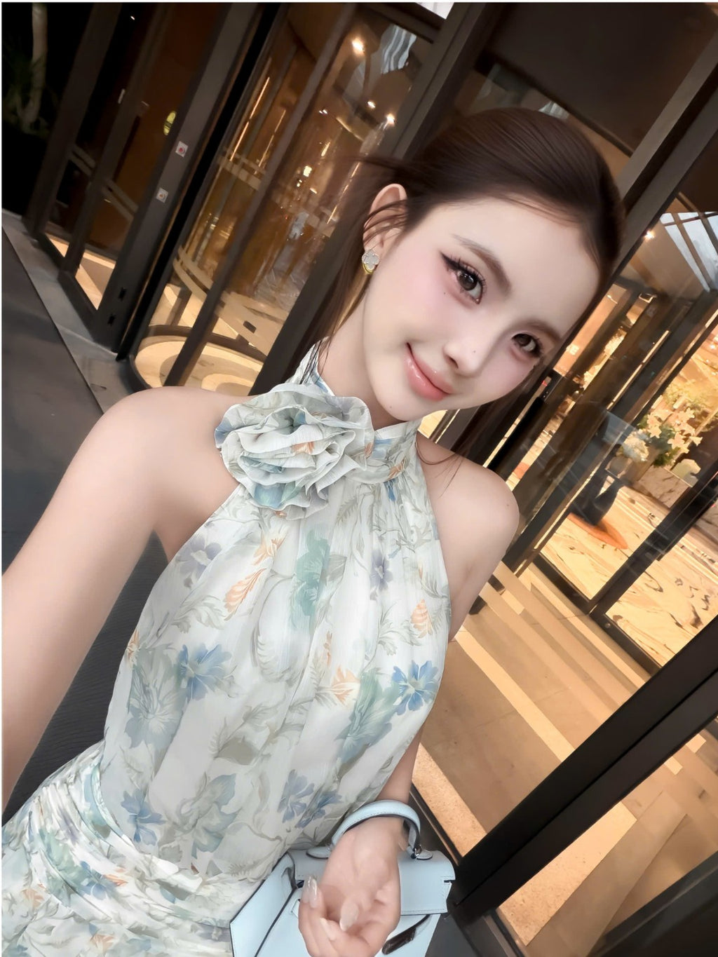 Aquarelle Fleur Dress
