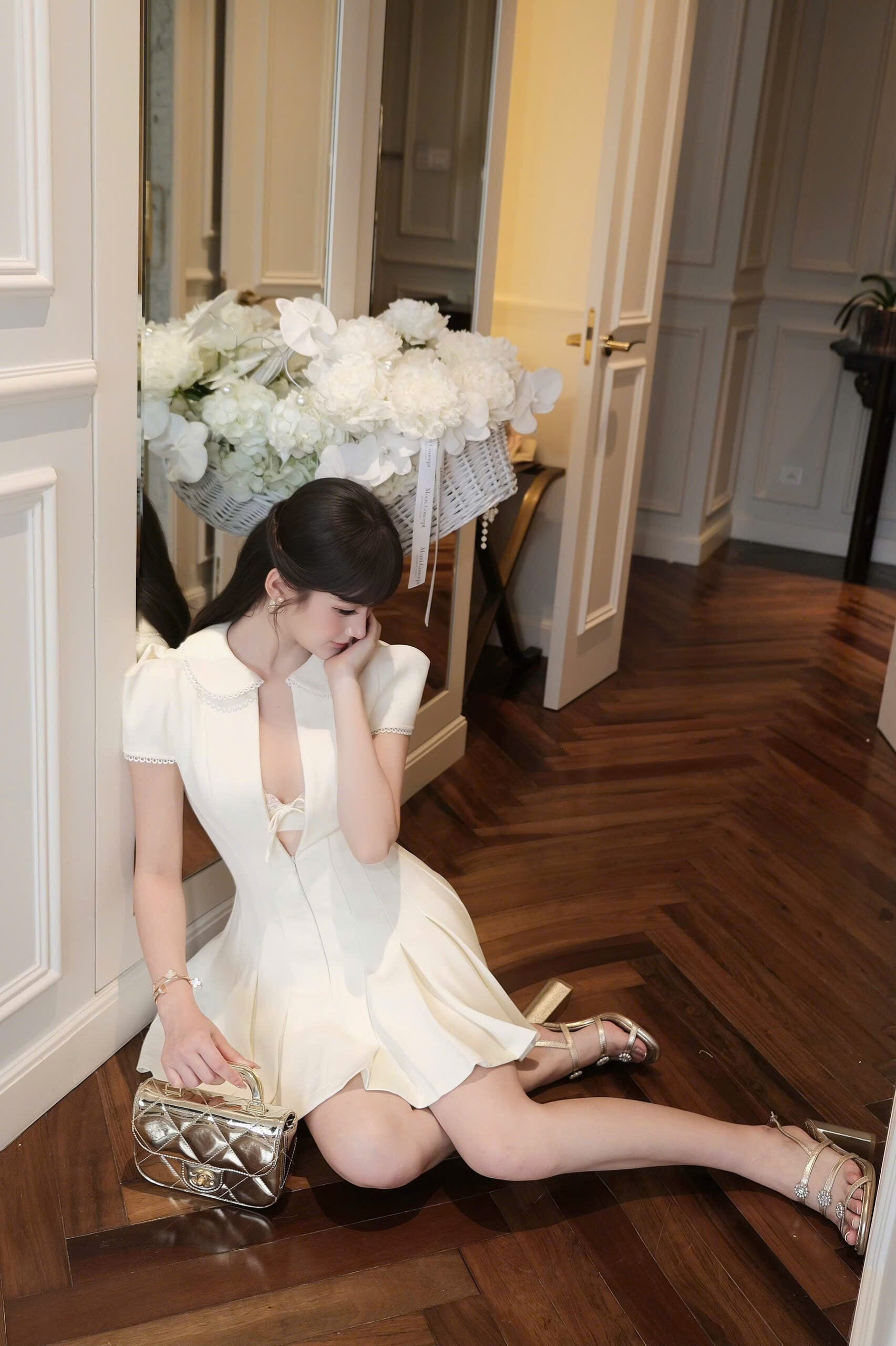 Amélie Pleated Dress