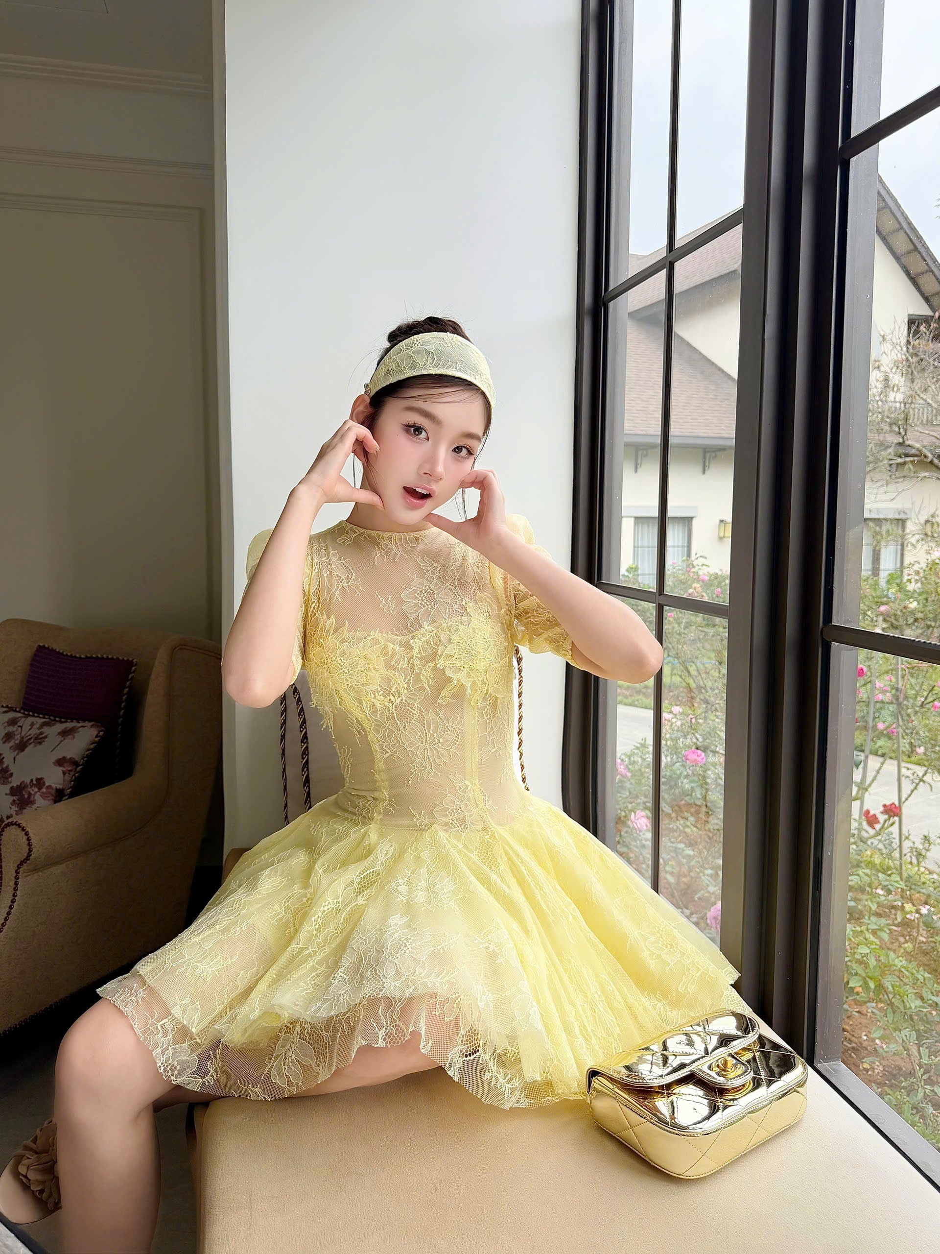 Marigold Lace Dress