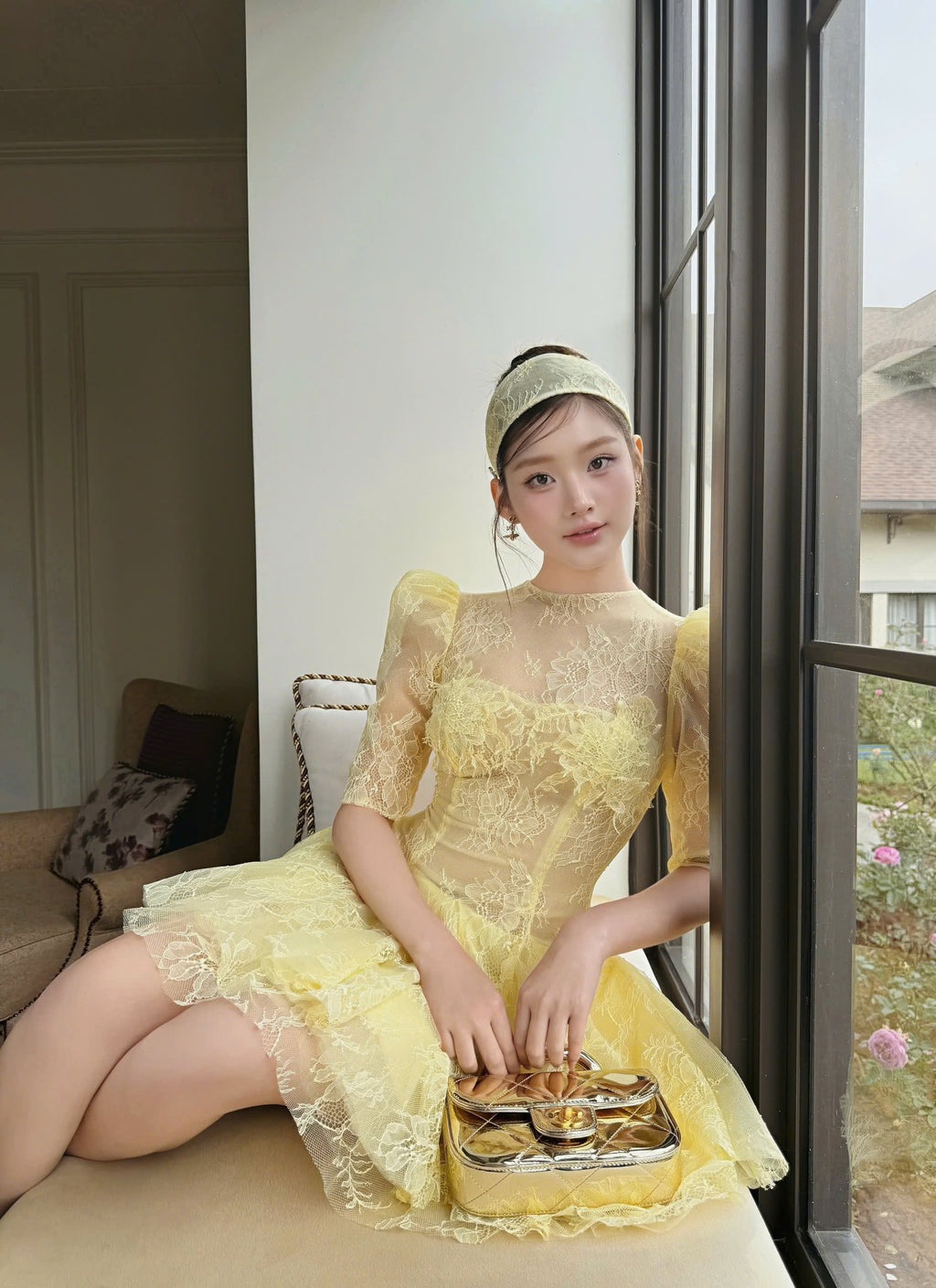 Marigold Lace Dress