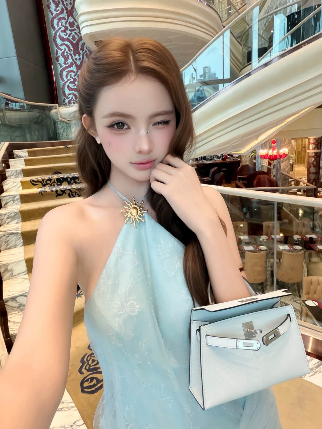 Aurelia Halter Dress