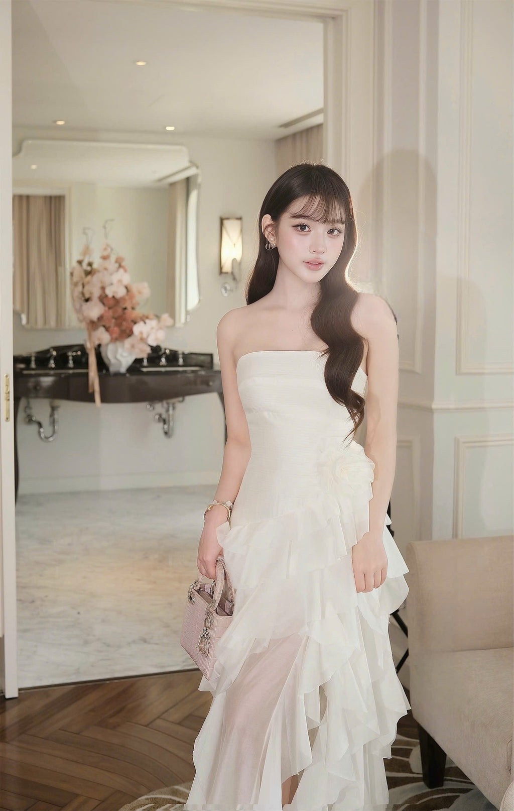 Roselie Ruffle Dress