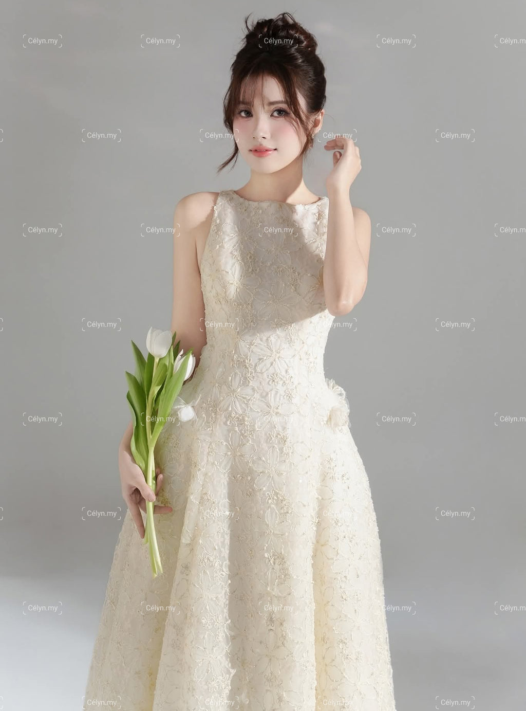 Floral Lace Gown