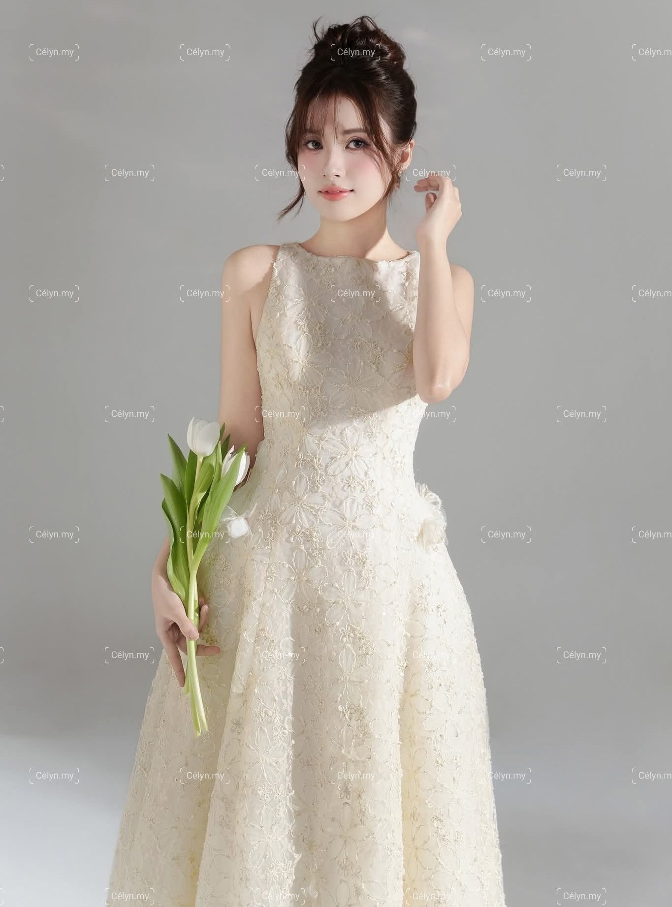Floral Lace Gown
