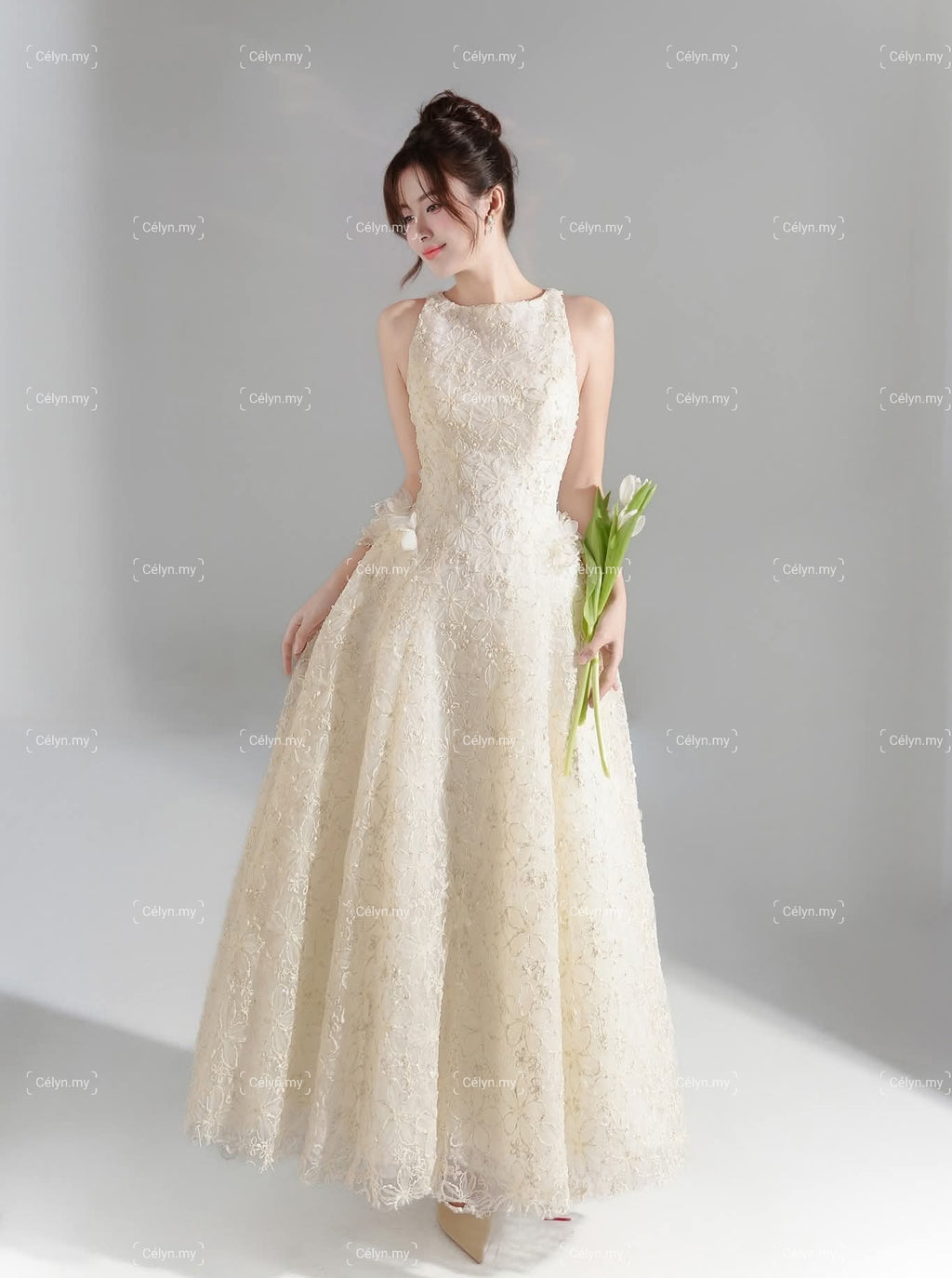 Floral Lace Gown
