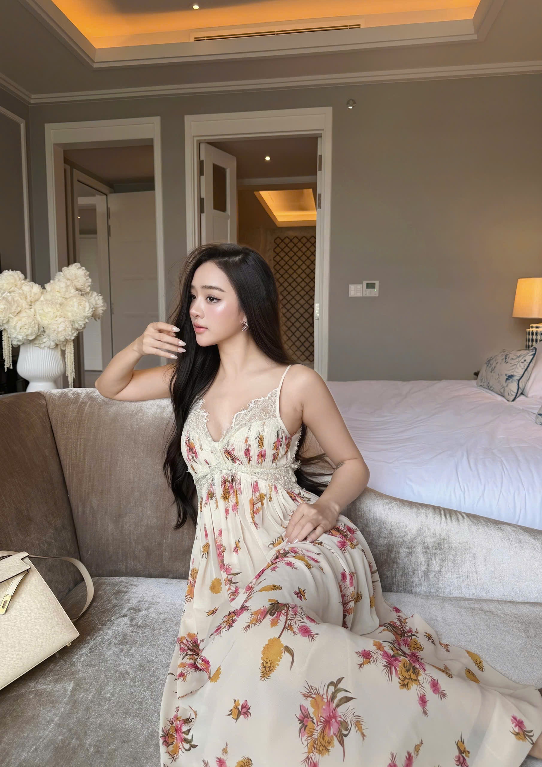 Rosé Medow Dress
