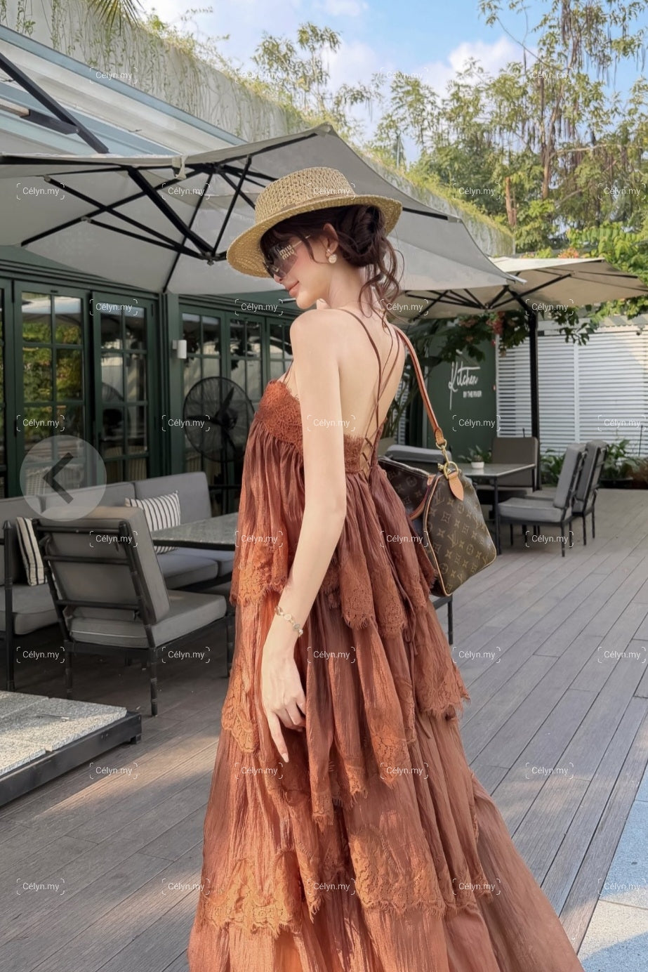 Sienna Lace Maxi Dress