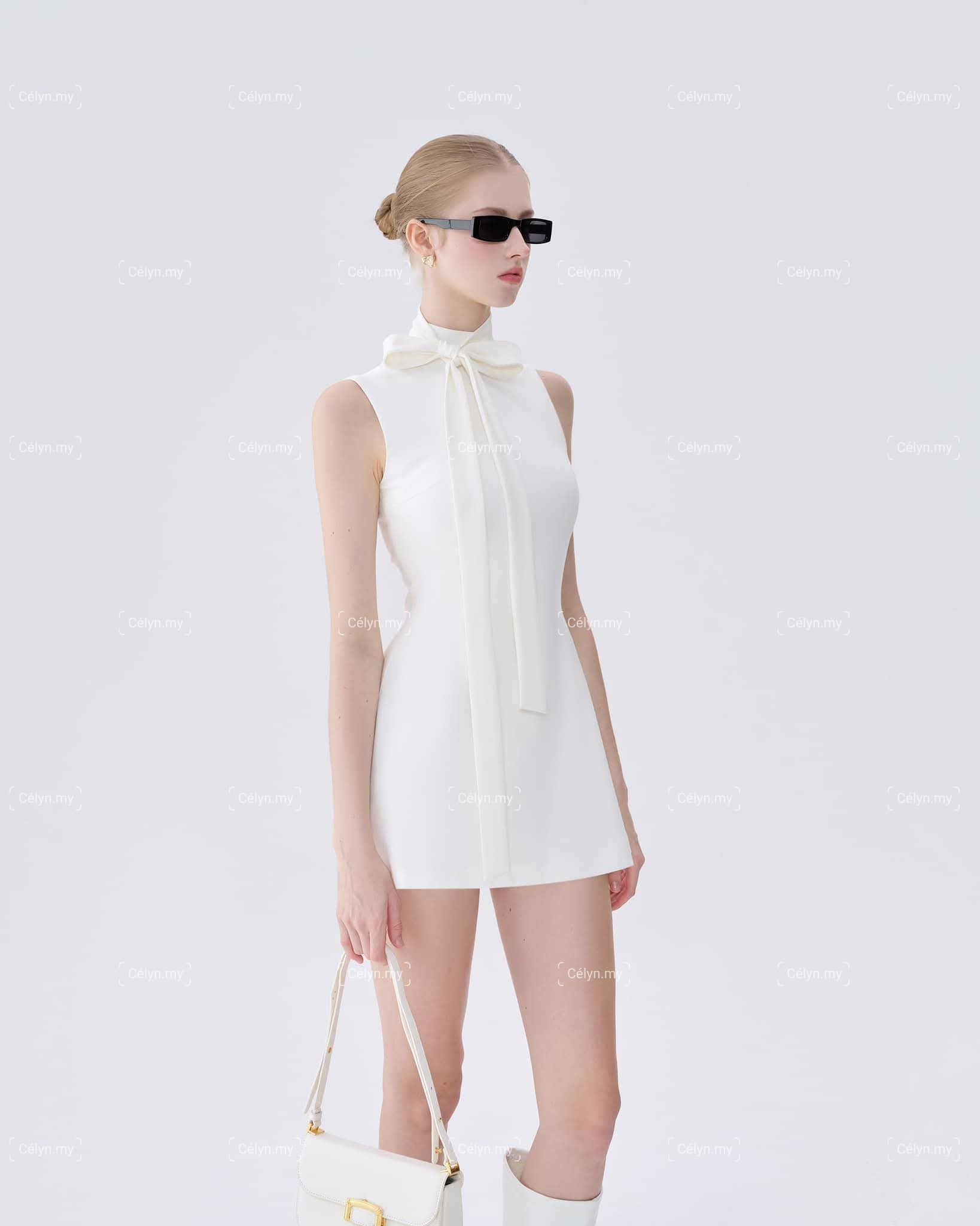 Noir/Ivory Muse Dress