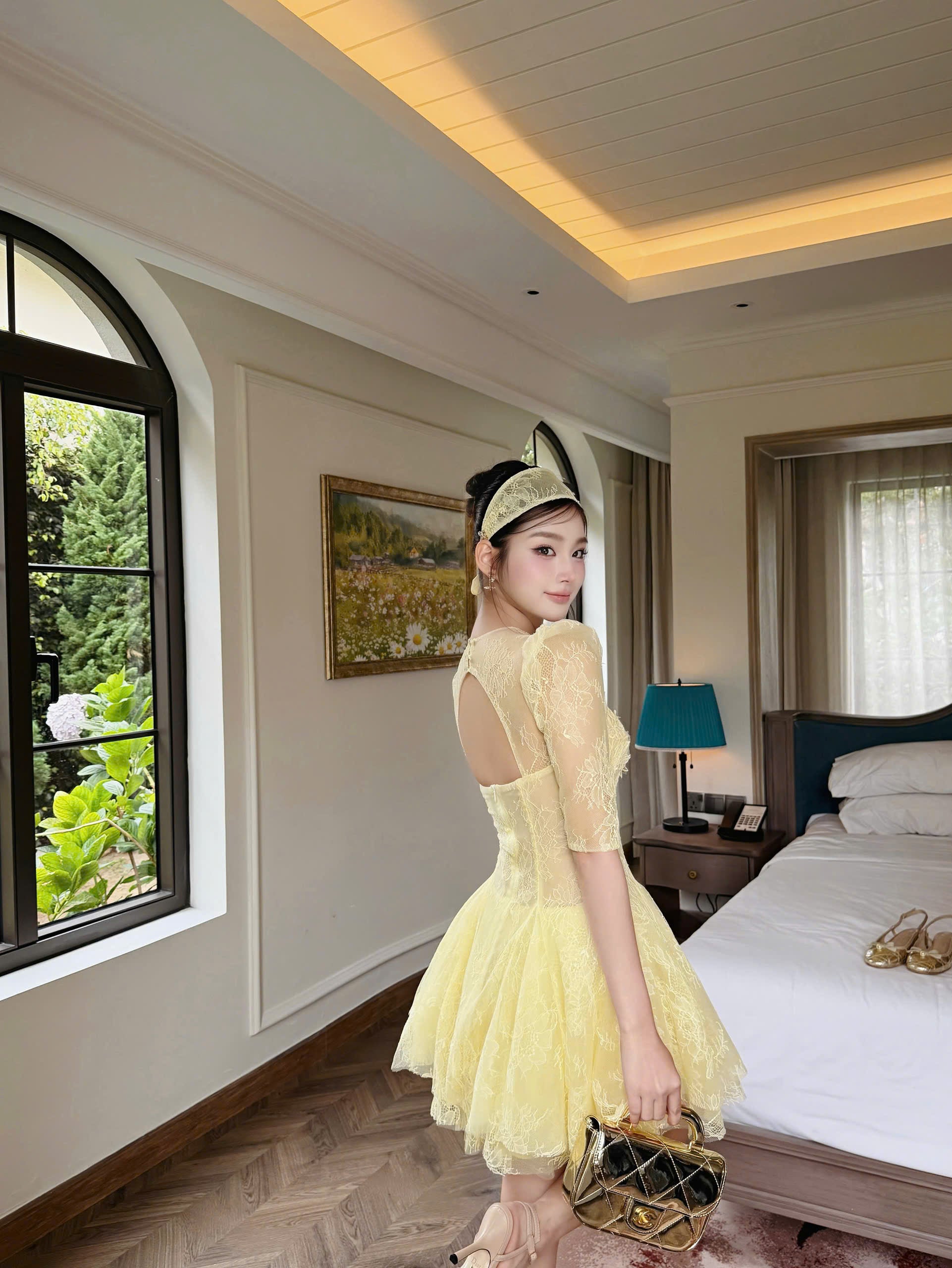 Marigold Lace Dress