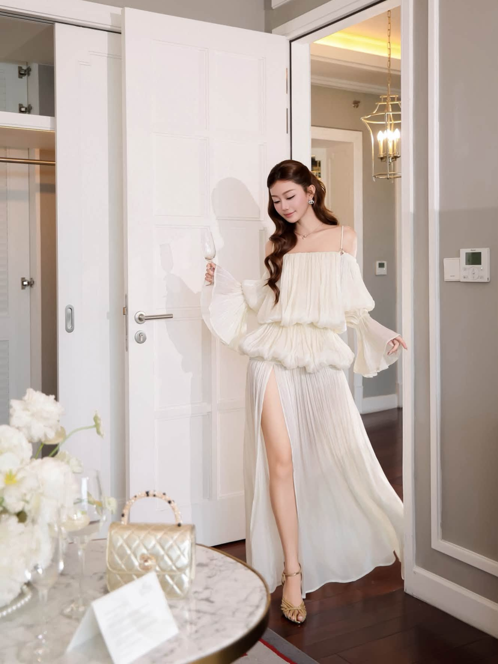 Ivory Whispers Dress