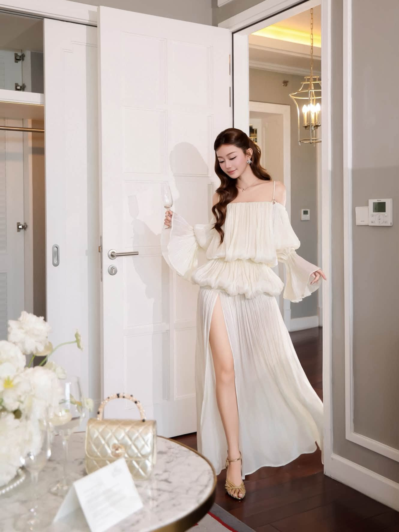 Ivory Whispers Dress
