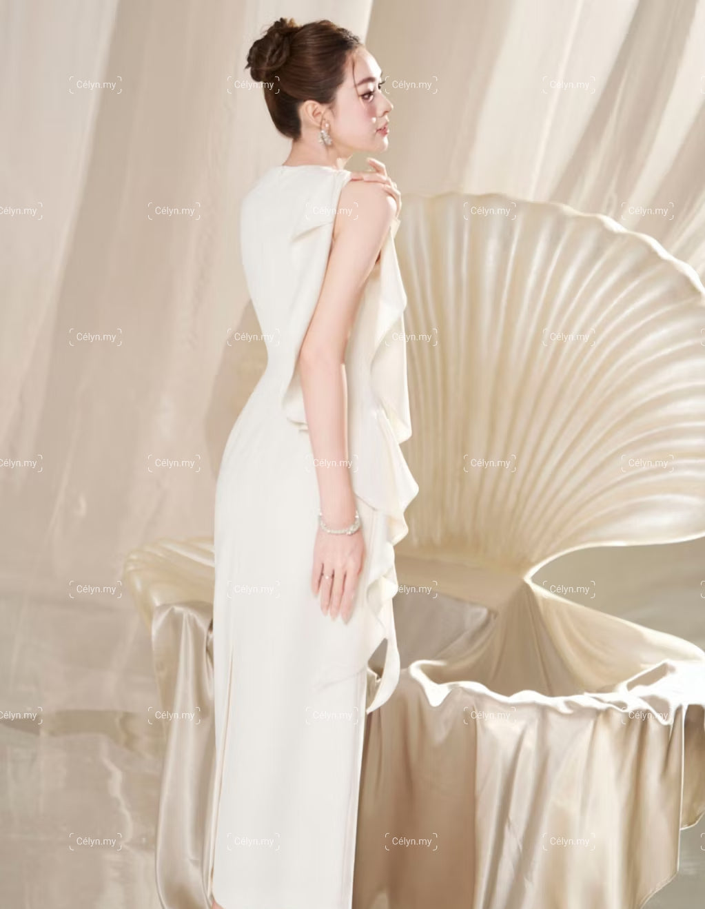 Seréne Draped Dress