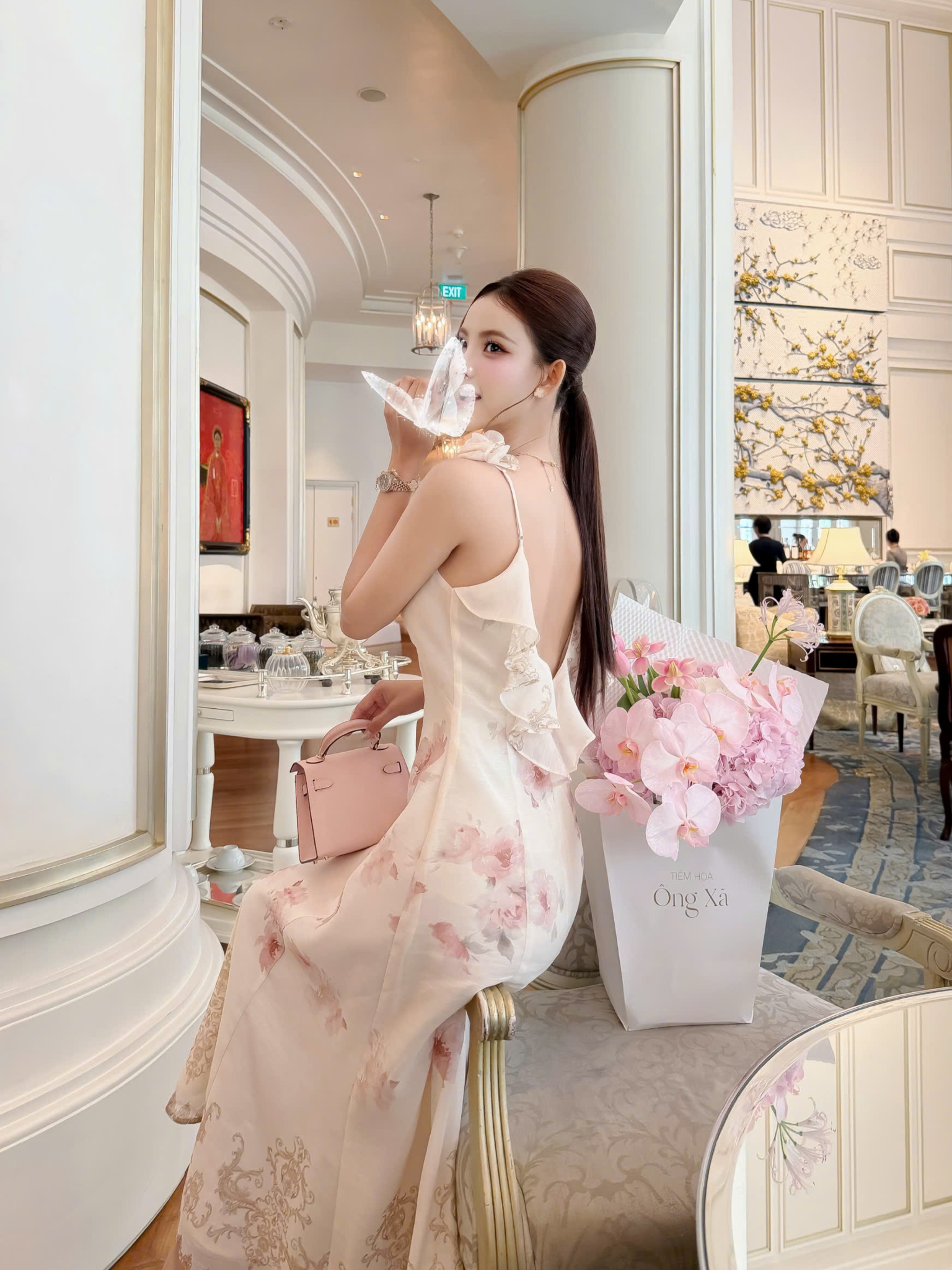 Petale Rosé Dress