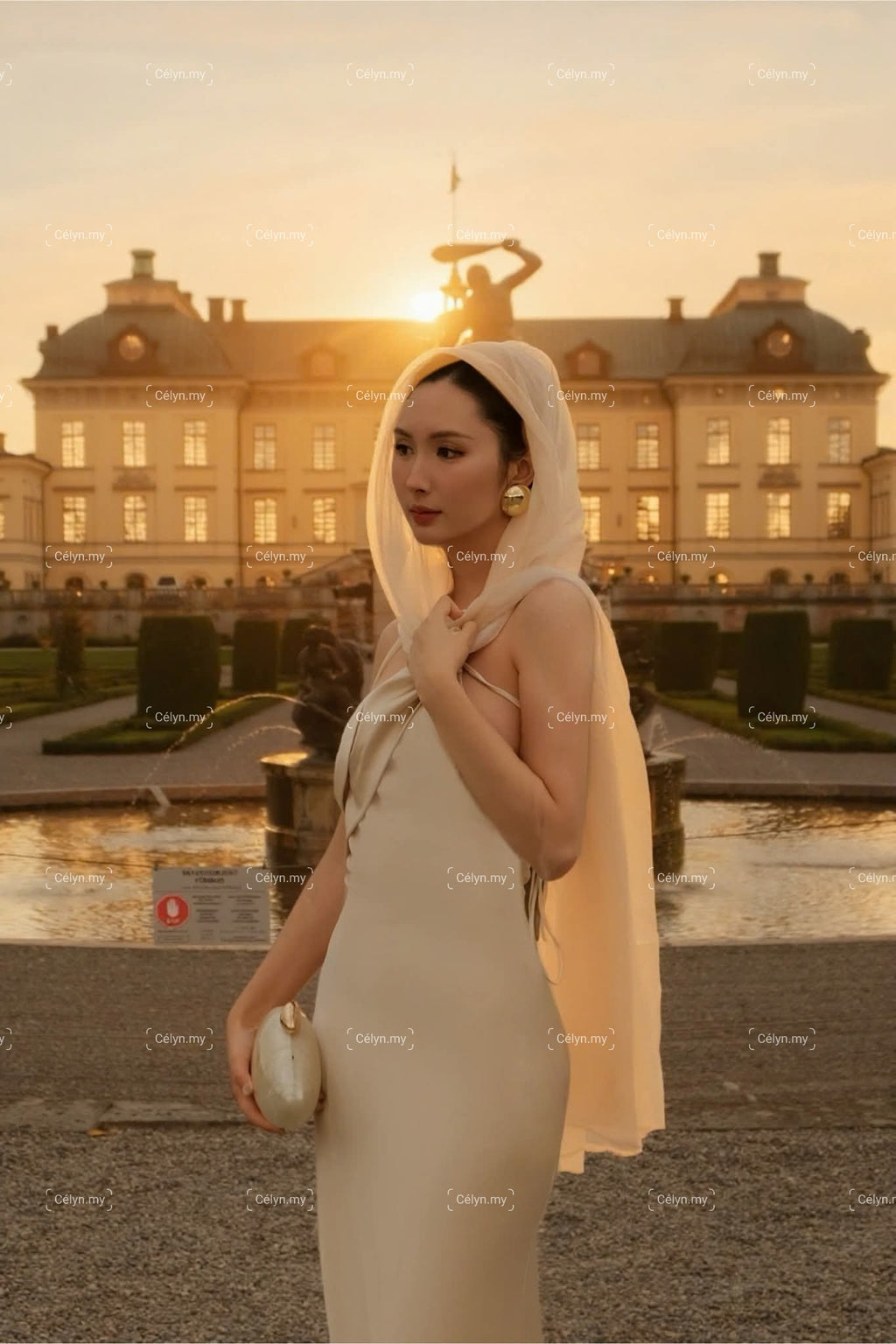 Solène Silk Dress