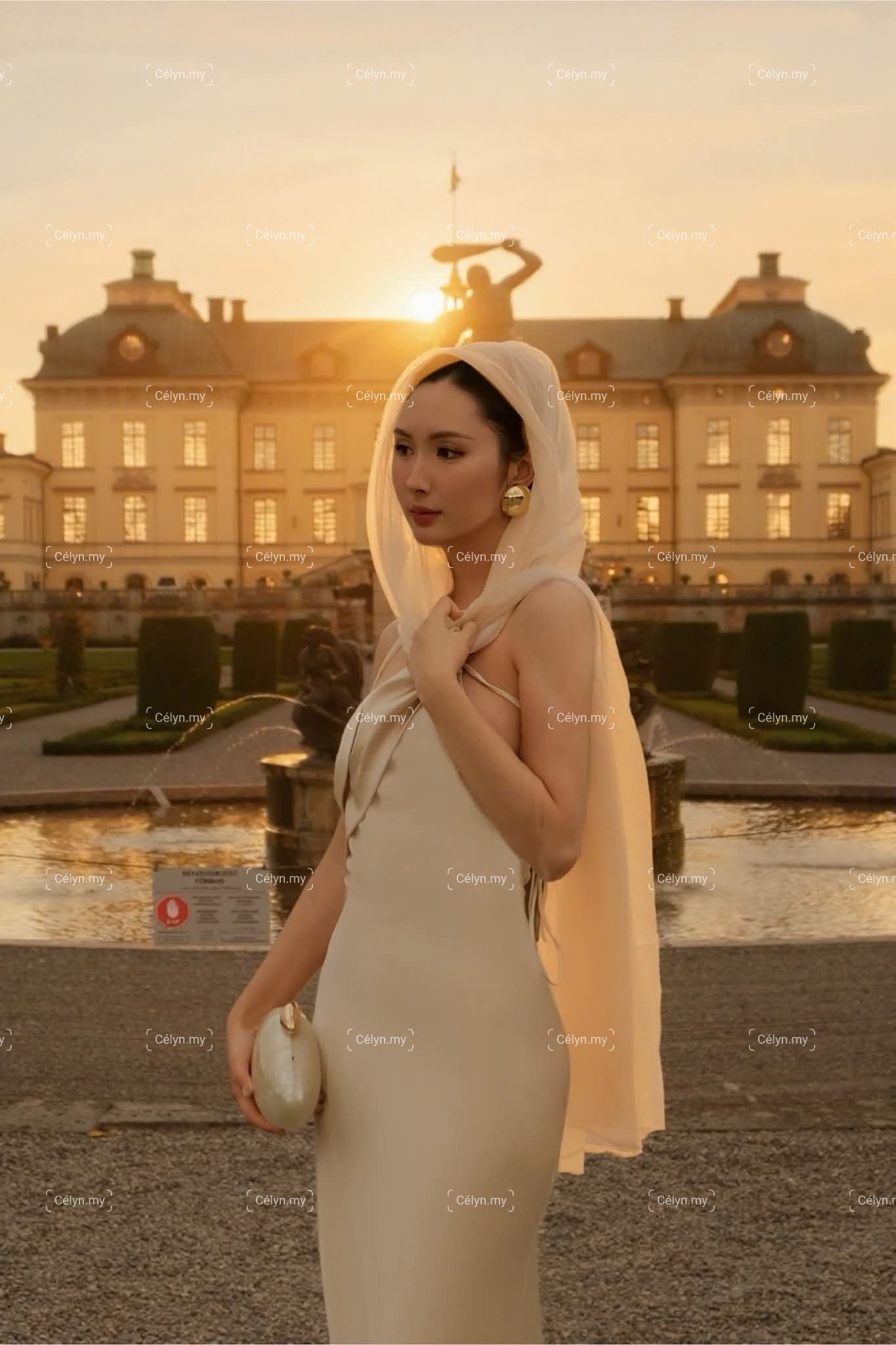 Solène Silk Dress