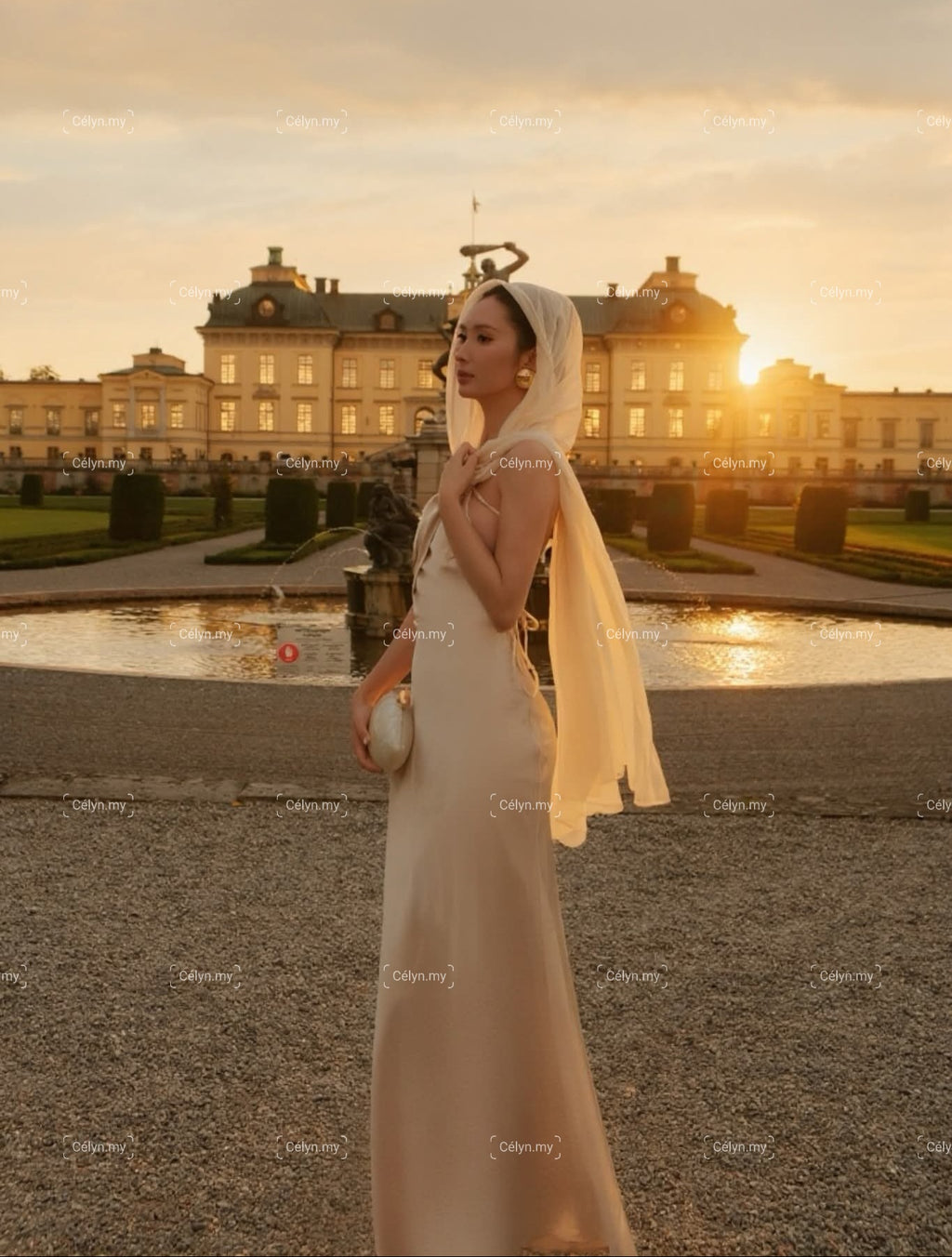 Solène Silk Dress