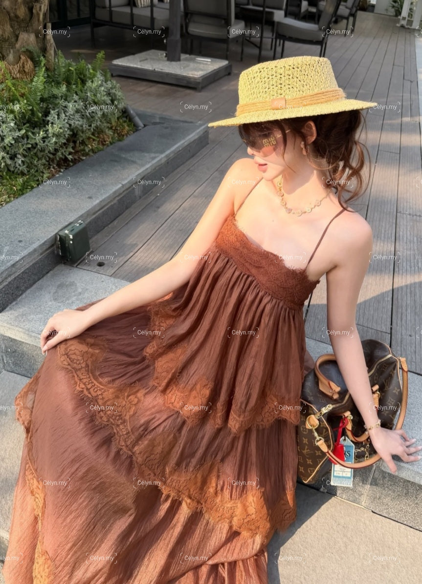 Sienna Lace Maxi Dress