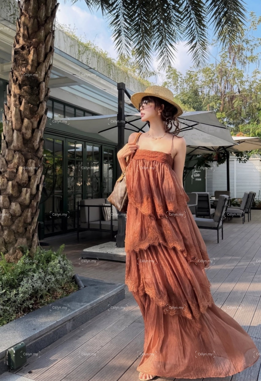 Sienna Lace Maxi Dress