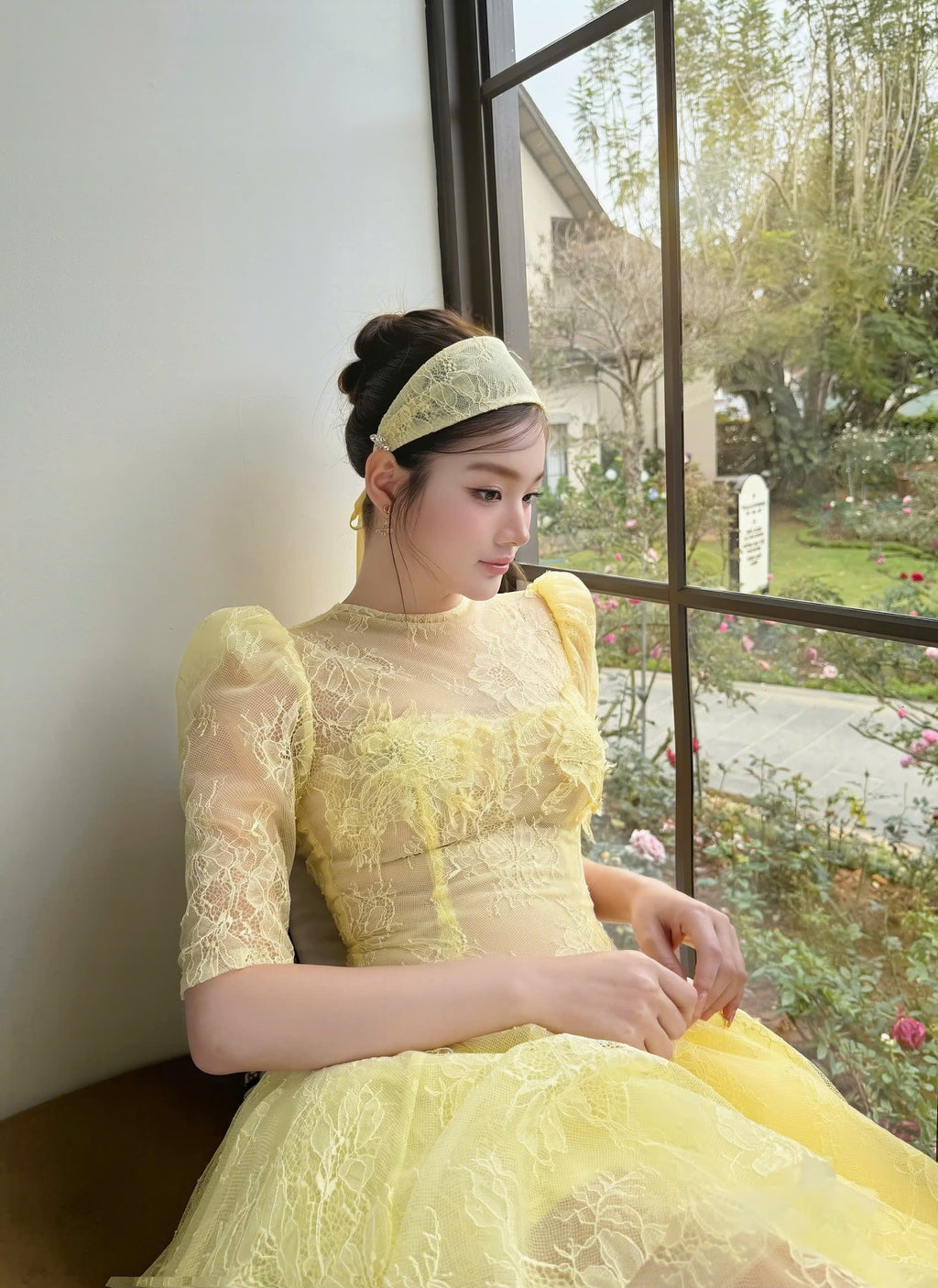 Marigold Lace Dress