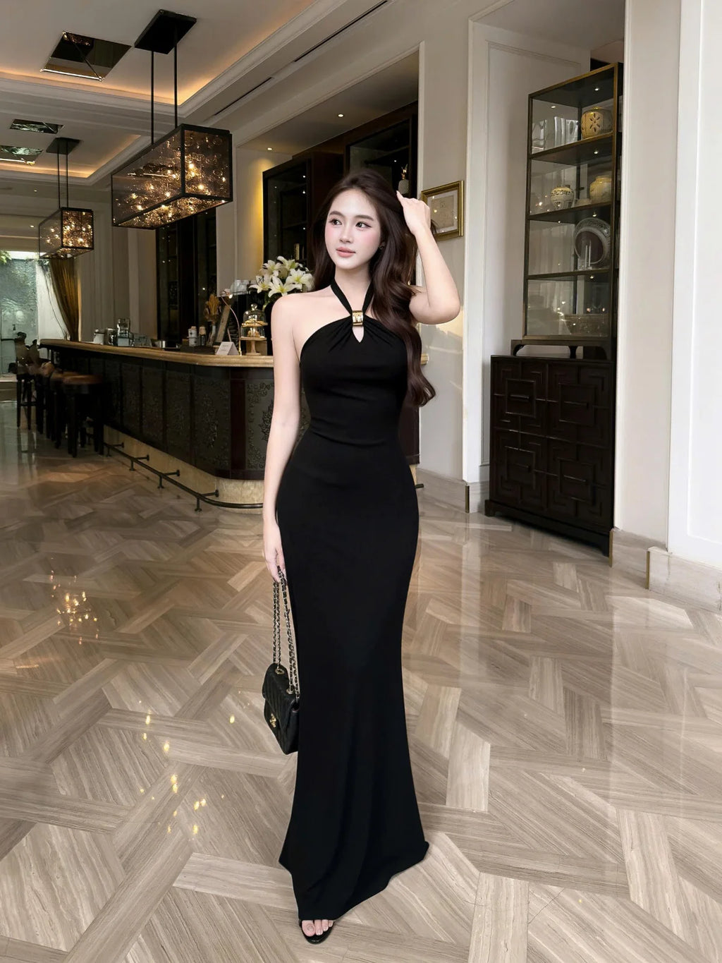 Luna Noir Dress