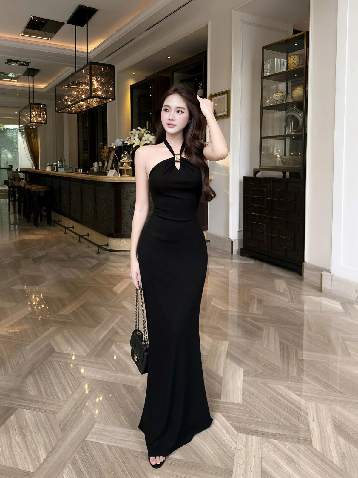Luna Noir Dress