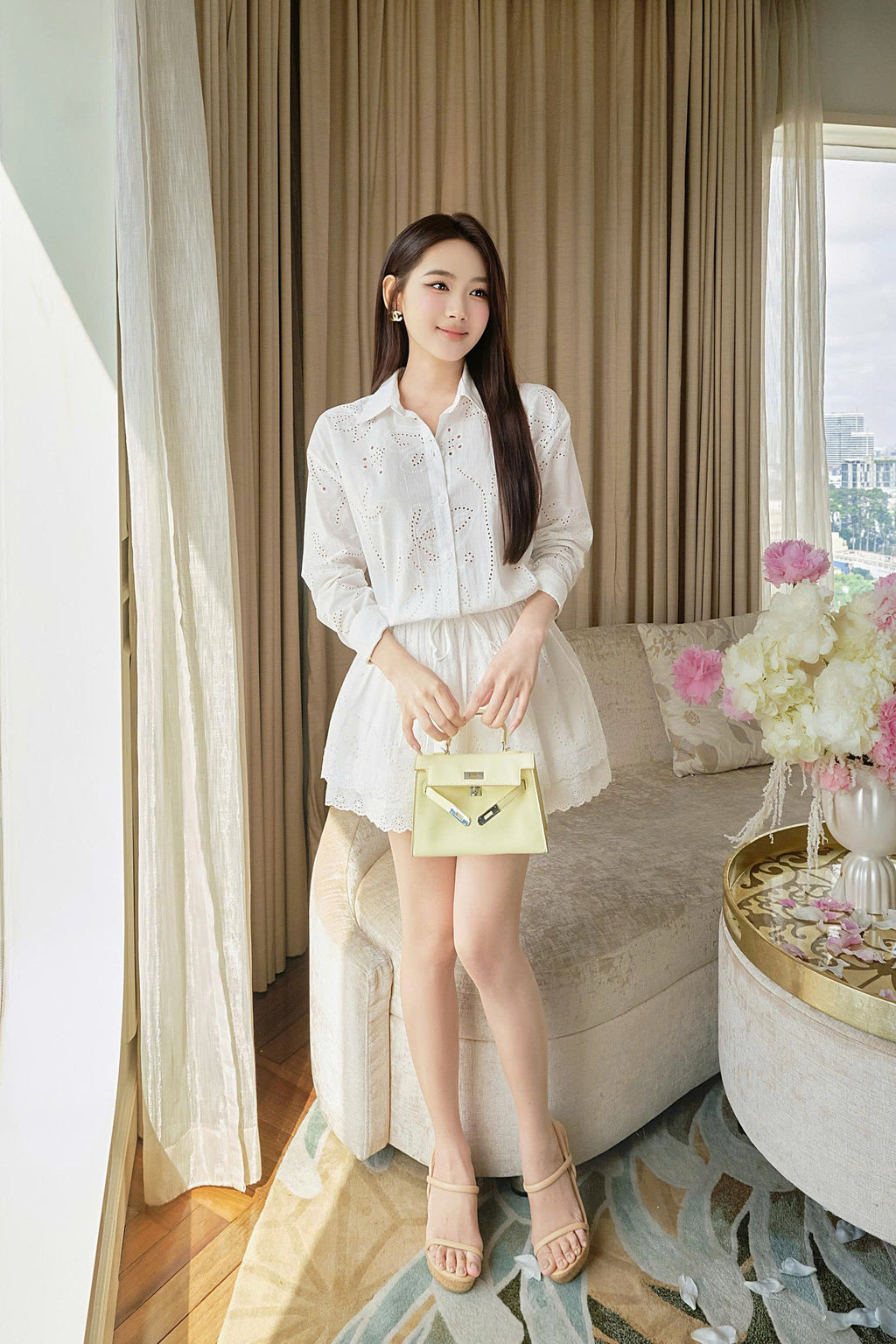 Camellia Eylet Dress