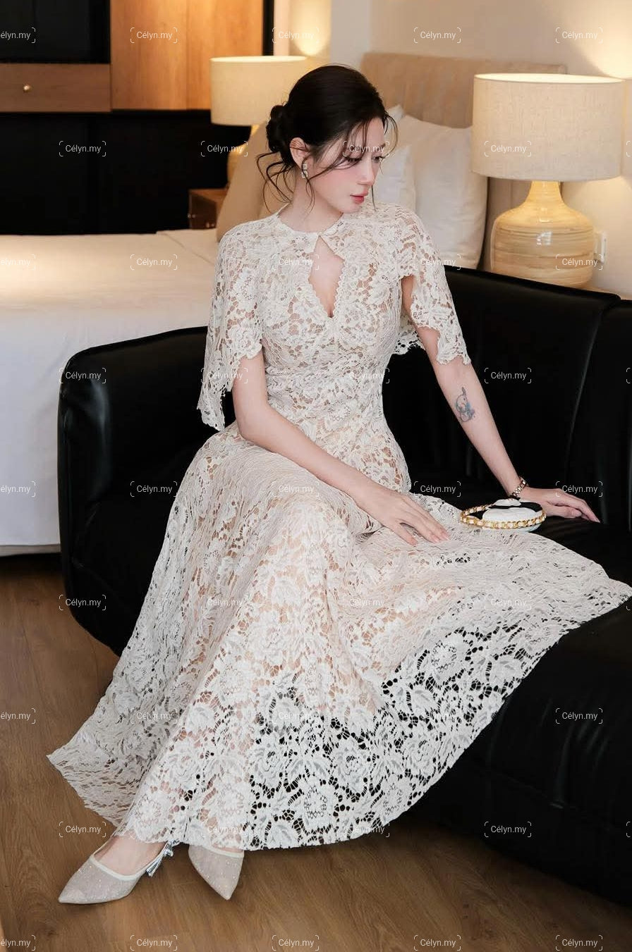Ivory Lace Dress