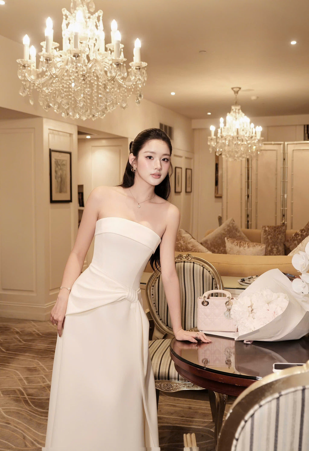 Élodie Drap Dress