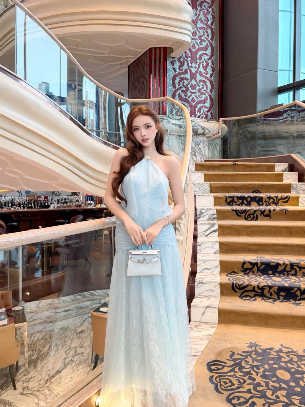 Aurelia Halter Dress