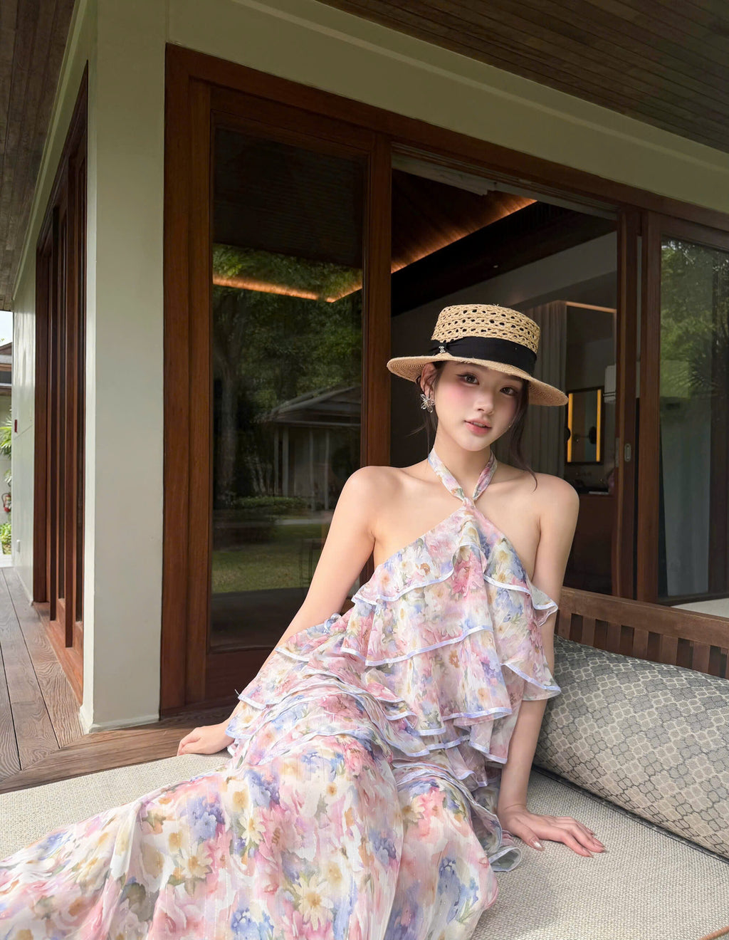 Aquarelle Fleur Dress
