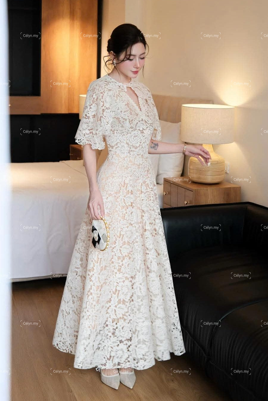 Ivory Lace Dress