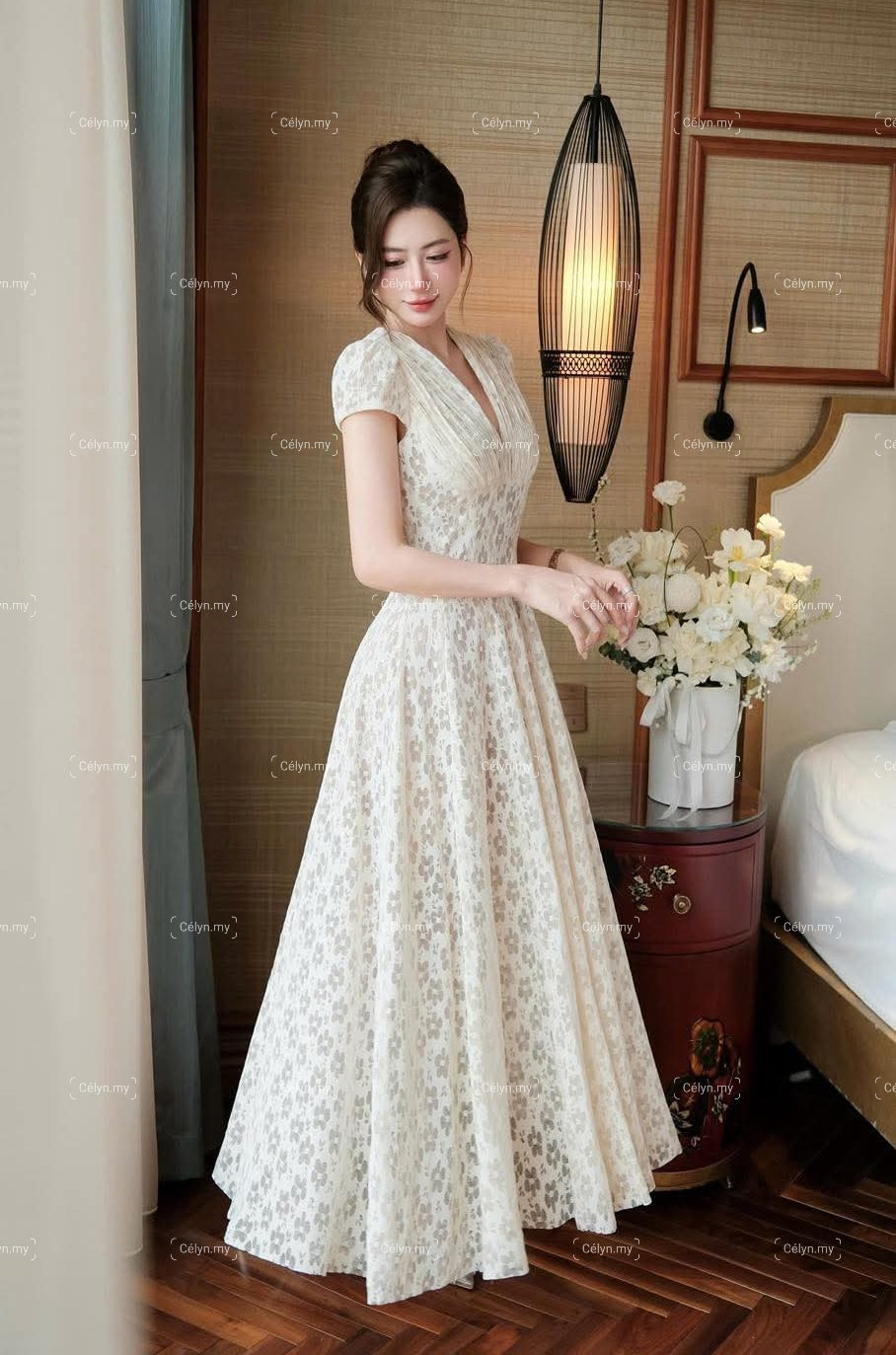 Sakura Soft Lace Dress