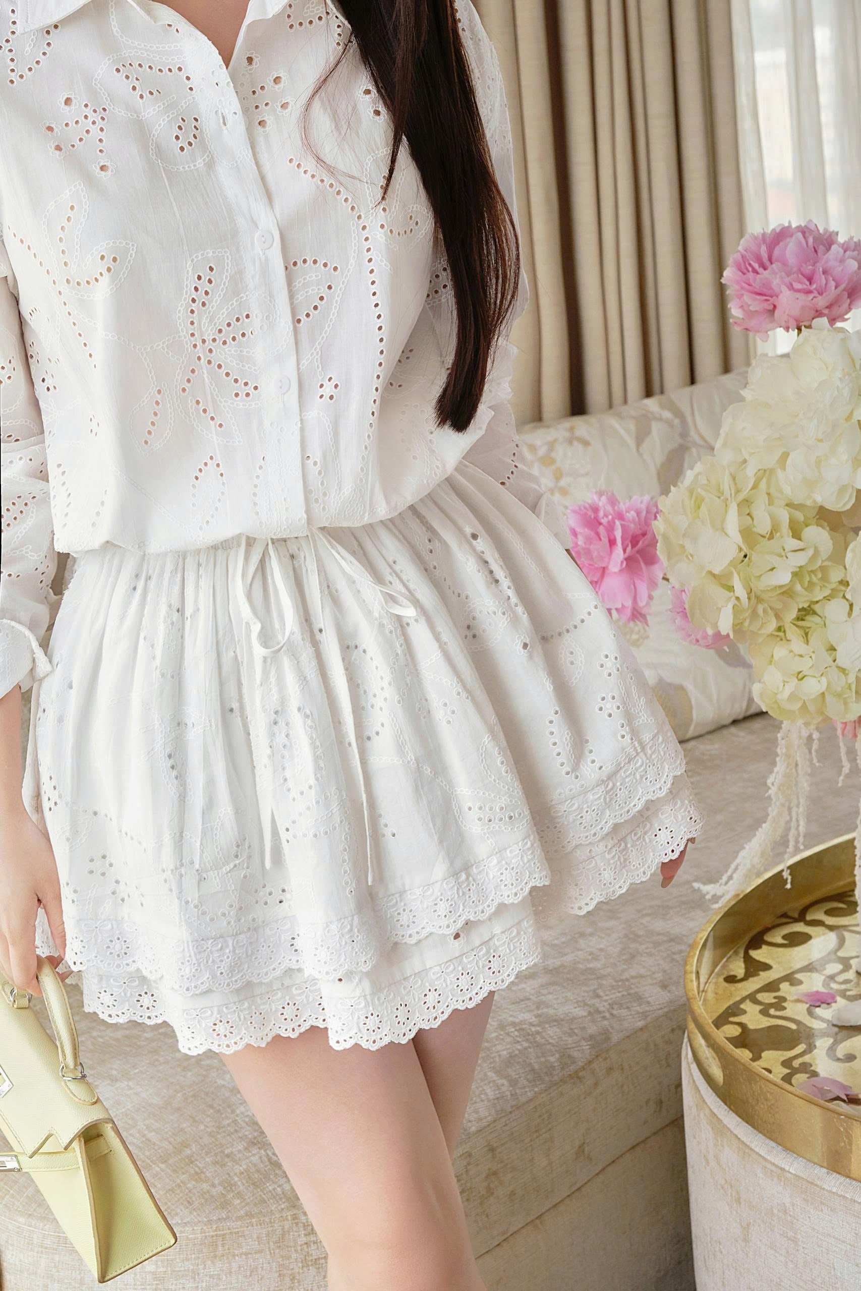Camellia Eylet Dress