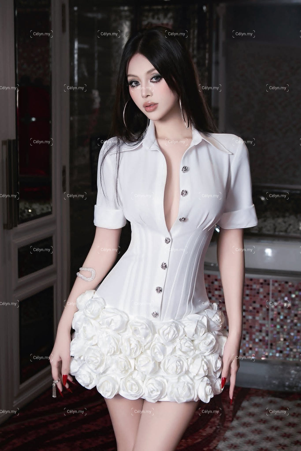 Monarch Rose Dress
