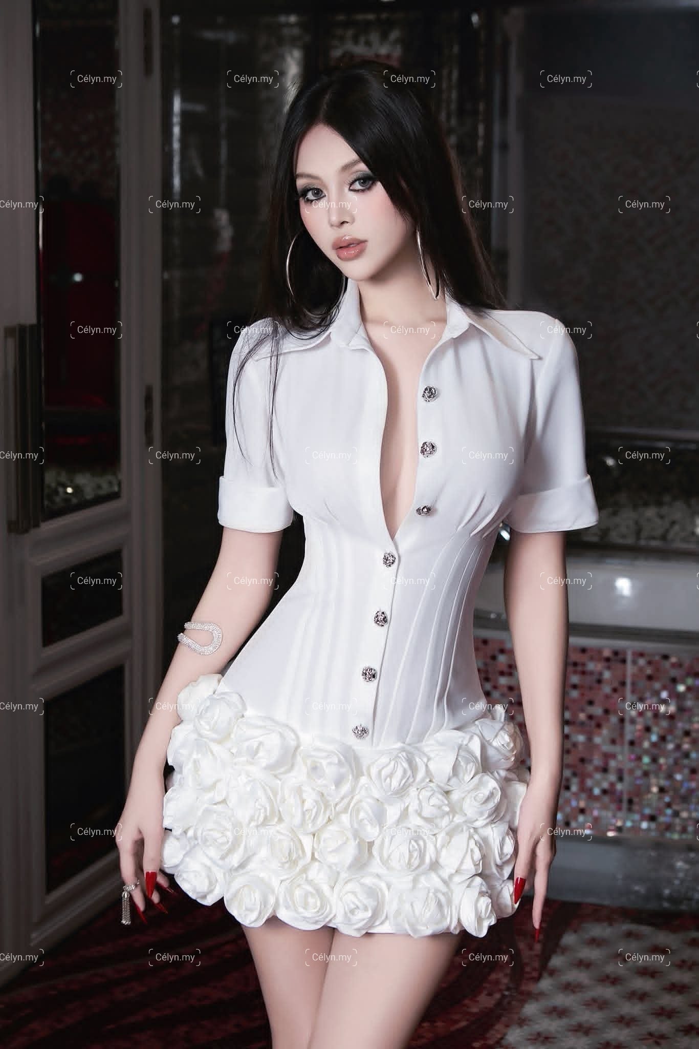 Monarch Rose Dress