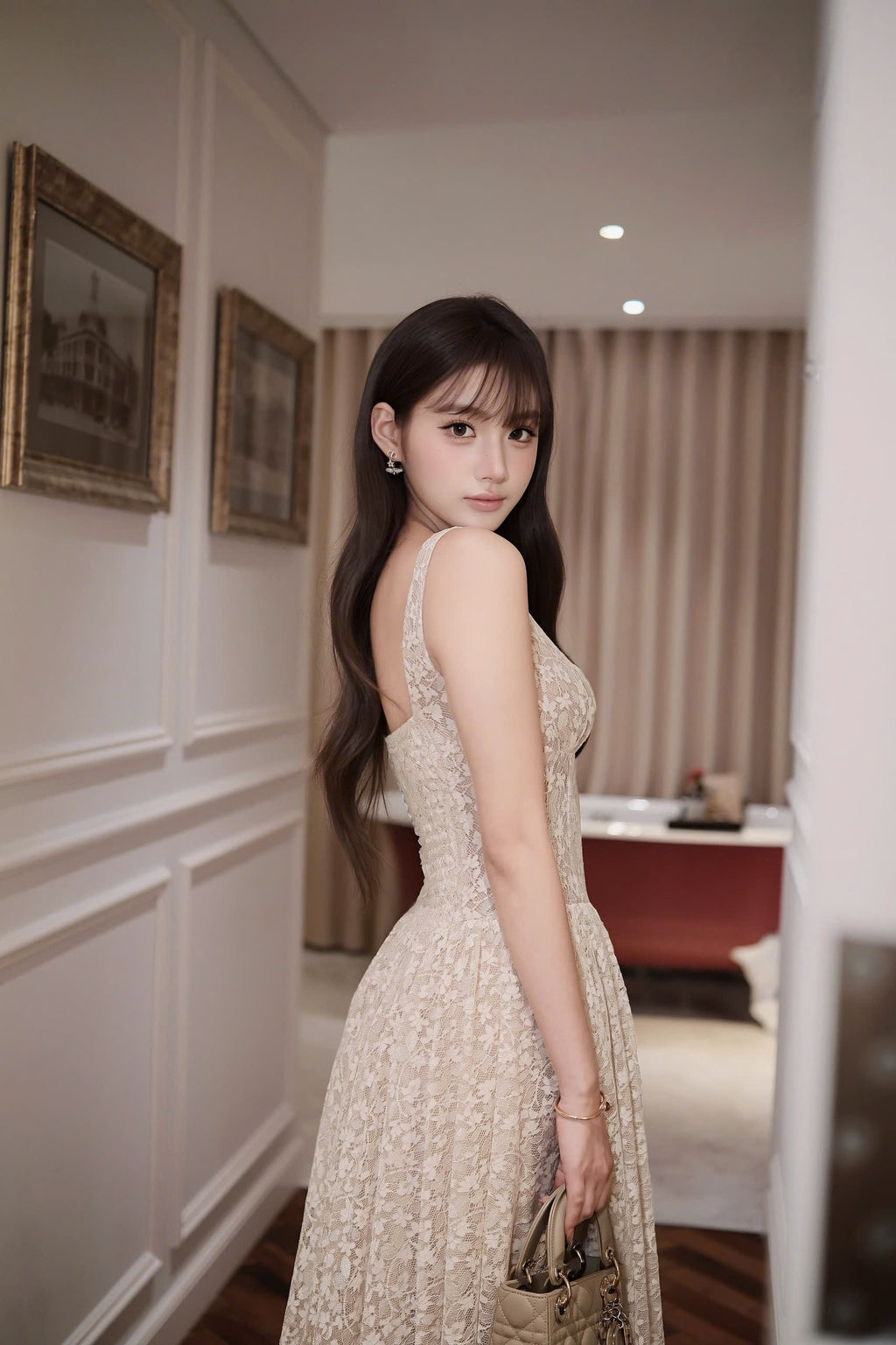Aurélie Lace Dress