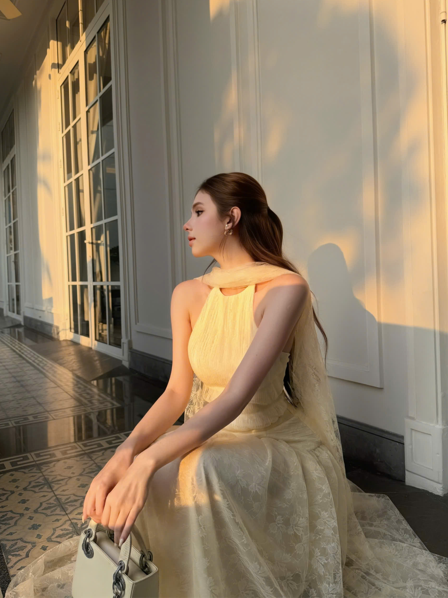Amélie Chantilly Dress