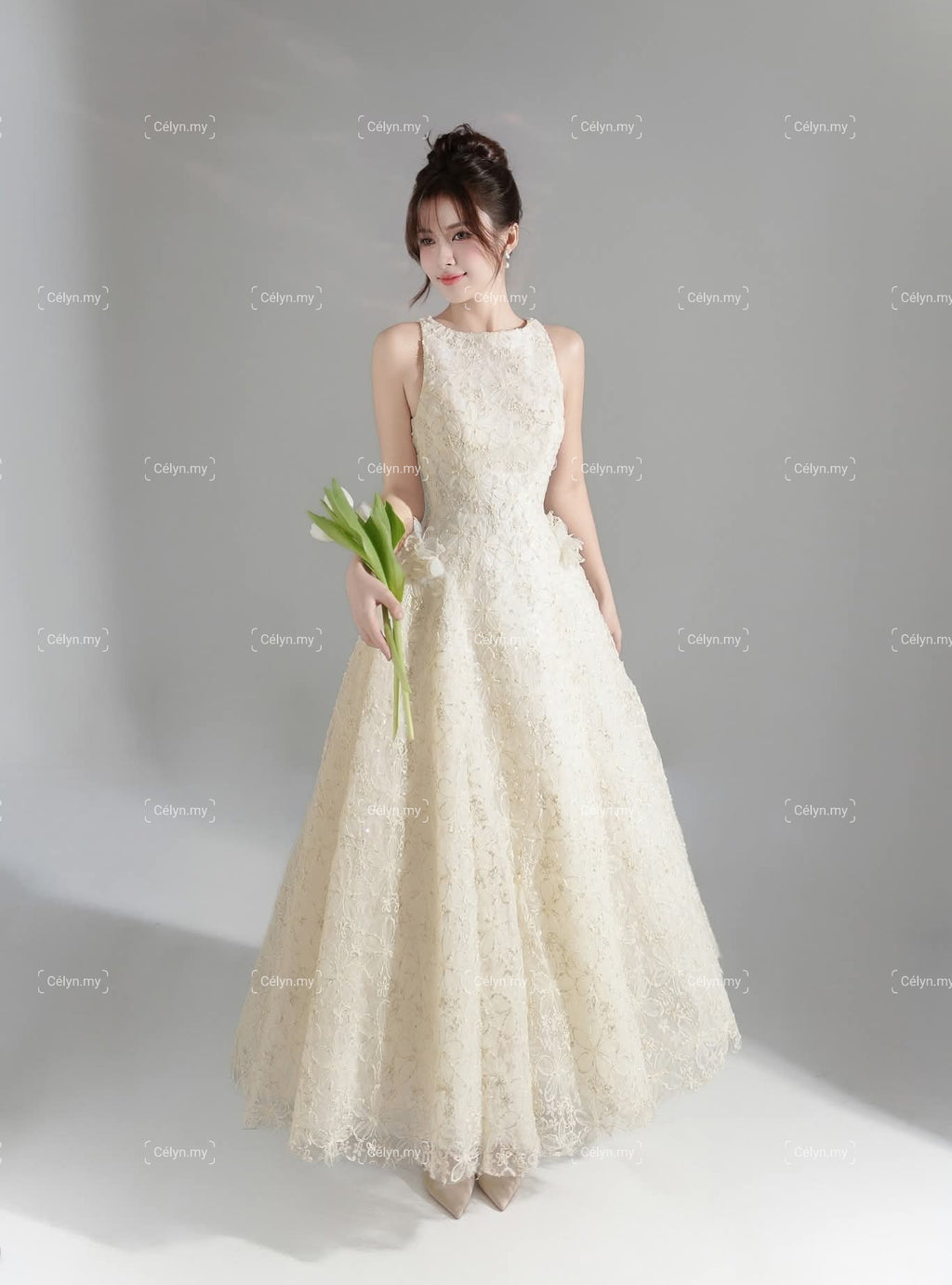 Floral Lace Gown