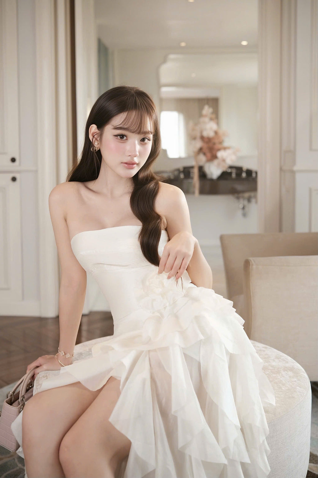 Roselie Ruffle Dress