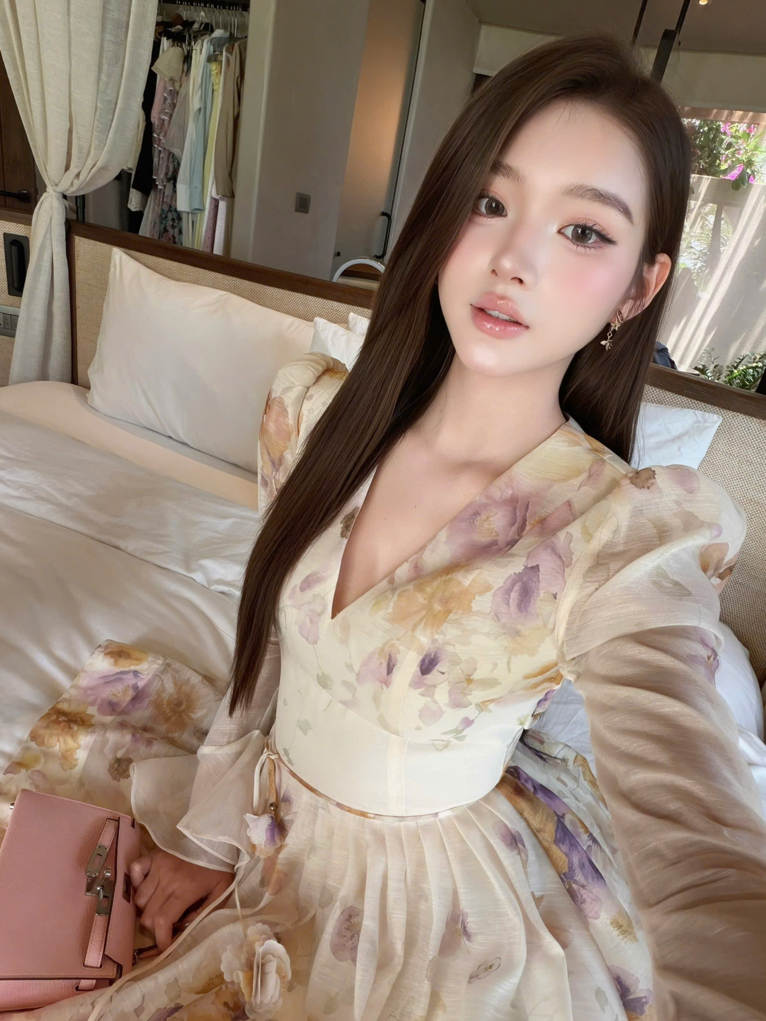 Fleur d'Aquarelle Dress