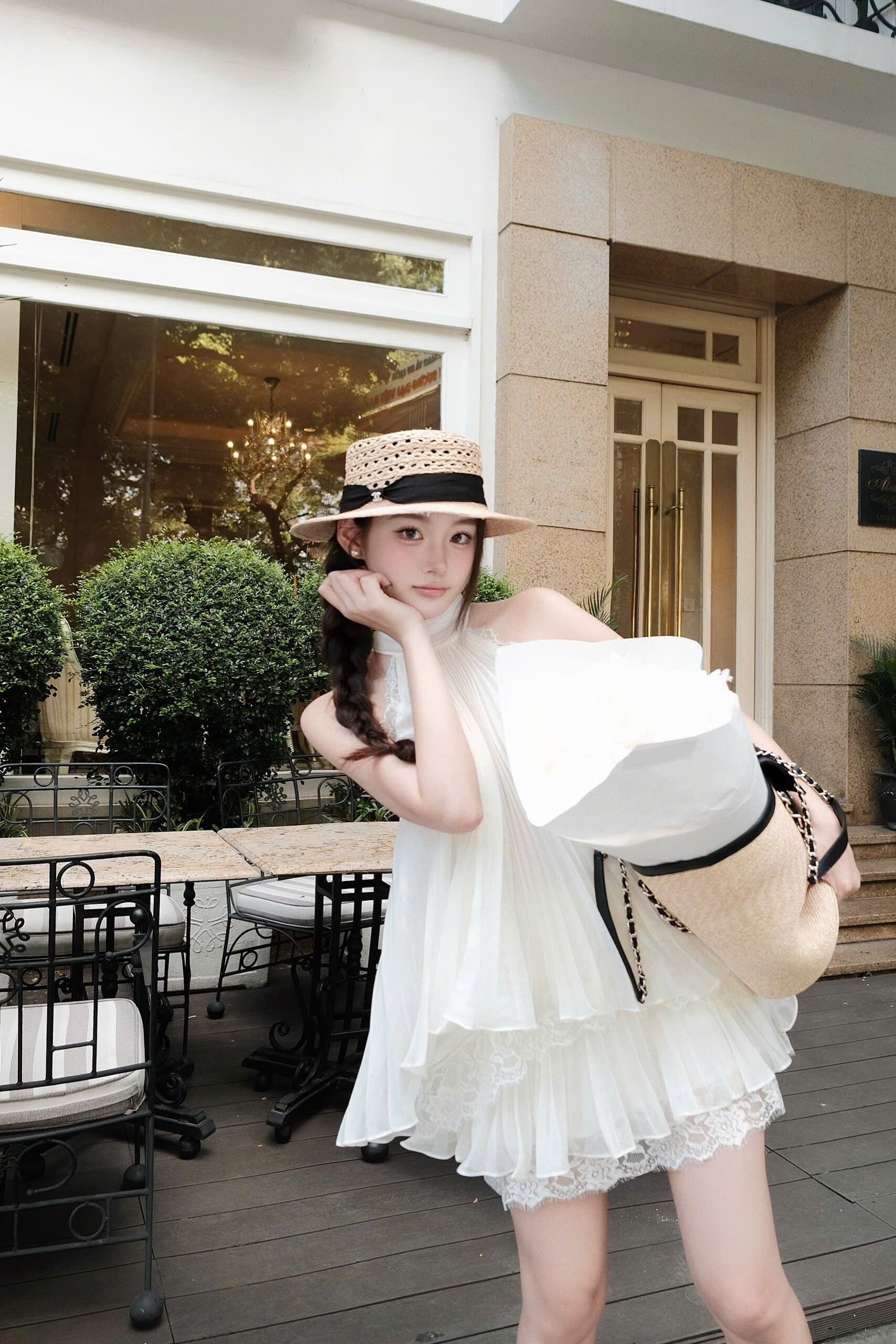 Aurielle Pleated Set